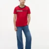 Flag Stripe Logo T-skjorte for barn