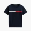 Flag Stripe Logo T-skjorte for barn