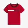 Flag Stripe Logo T-skjorte for barn