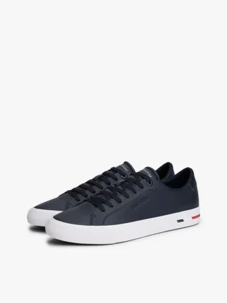 Flag Stripe vulkanisert skinnsneaker