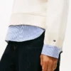 Fleece-genser med lag-på-lag-look