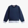 Fleece-genser med lag-på-lag-look