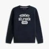 Fleece-genser med logo for barn