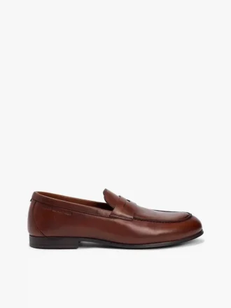 Fleksibel loafersko i skinn