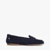 Fleksibel Penny Loafer i semsket skinn