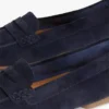 Fleksibel Penny Loafer i semsket skinn
