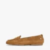 Fleksibel Penny Loafer i semsket skinn