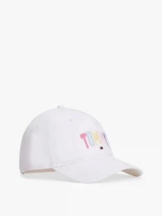 Flerfarget baseballcap med Tommy-logo for barn