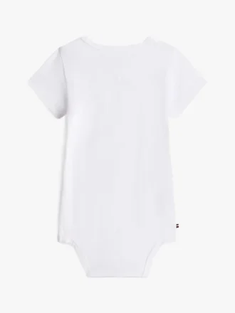 Flerfarget body med Tommy-logo til babyer