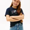 Flerfarget Hilfiger-logo-T-skjorte for barn