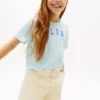 Flerfarget Hilfiger-logo-T-skjorte for barn