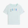 Flerfarget Hilfiger-logo-T-skjorte for barn