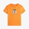 Flerfarget T-skjorte med monogram for barn