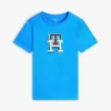 Flerfarget T-skjorte med monogram for barn