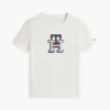 Flerfarget T-skjorte med monogram for barn