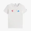 Flerfarget T-skjorte med puff-logo for barn