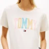 Flerfarget Varsity Tommy-logo T-skjorte