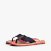Flip-flops med blomstertrykk