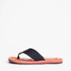 Flip-flops med blomstertrykk