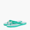Flip-flops med metallbeslag og monogramtrykk Flip-flops med metallbeslag og monogramtrykk