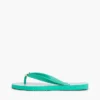 Flip-flops med metallbeslag og monogramtrykk Flip-flops med metallbeslag og monogramtrykk