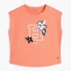 Flip Sequin Floral Logo T-skjorte for barn