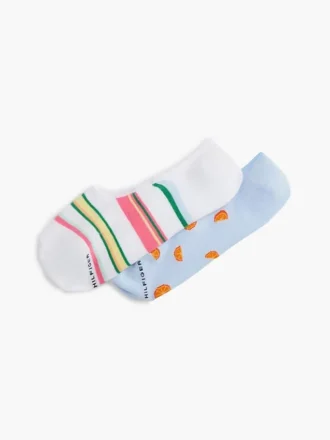 Fruit & Stripe No-Show-sokker, 2-pak