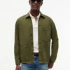 Garment-Dyed Denim Chore Jacket Garment-Dyed Denim Chore Jacket