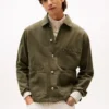 Garment-Dyed Denim Chore Jacket