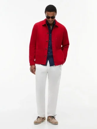 Garment-Dyed Denim Chore Jacket