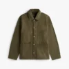Garment-Dyed Denim Chore Jacket