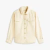 Garment-Dyed Denim Shirt Jacket