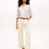 Garment-Dyed High-Rise Wide Leg Jeans