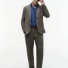 Garment-Dyed Linen Casual Blazer