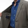 Garment-Dyed Linen Casual Blazer