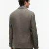 Garment-Dyed Linen Casual Blazer