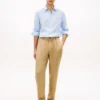 Garment-Dyed Linen Tapered Bukser