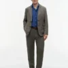 Garment-Dyed Linen Tapered Bukser