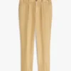 Garment-Dyed Linen Tapered Bukser