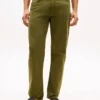 Garment-Dyed Regular Straight Jeans