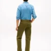 Garment-Dyed Regular Straight Jeans