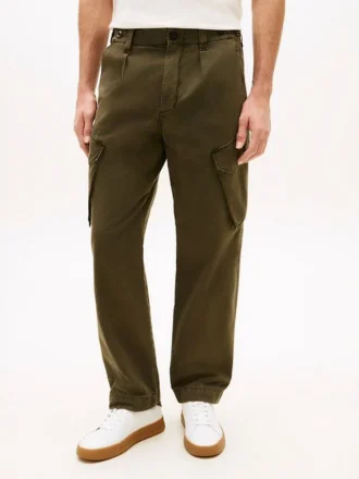 Garment-Dyed Straight Cargo Bukser
