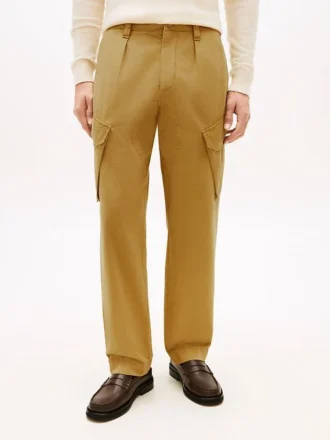 Garment-Dyed Straight Cargo Bukser
