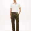 Garment-Dyed Straight Cargo Bukser