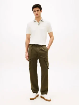 Garment-Dyed Straight Cargo Bukser
