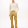 Garment-Dyed Straight Cargo Bukser