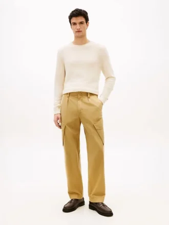 Garment-Dyed Straight Cargo Bukser