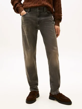 Garment Washed Slim Jeans