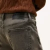 Garment Washed Slim Jeans