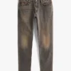 Garment Washed Slim Jeans